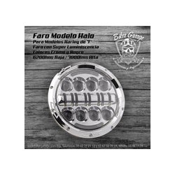 Faro Central Halo de 7'' Terminado en Cromo