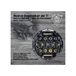 Faro Central Spyder de 7'' Color Negro