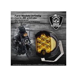 Faro Central Modelo Infinity Yellow de 5''