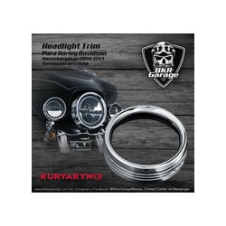 Cover de Faro Central Marca Kuryakyn 2001-1273 de 7" Terminado Cromo