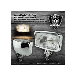 Faro Central Vintage Terminado Cromo