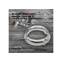 Soporte para Faro de 7'' Terminado Cromo